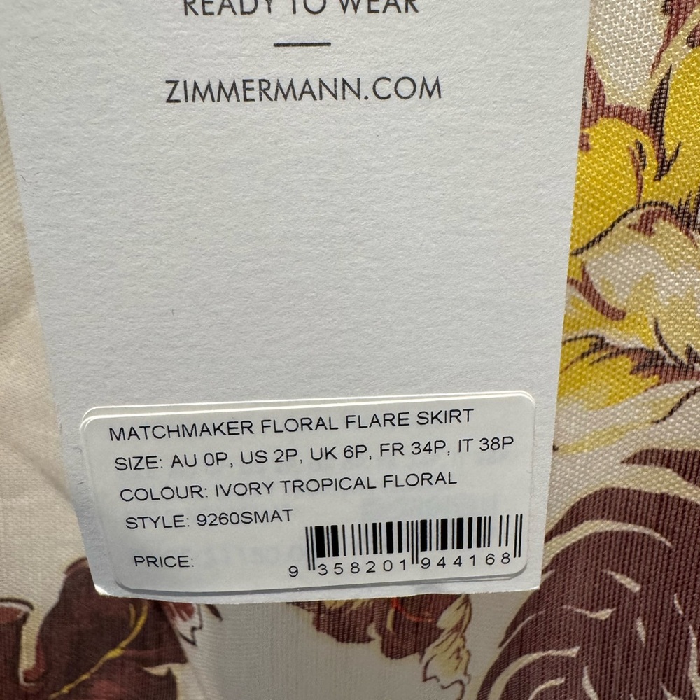 Zimmermann
Matchmaker Floral LinenSilk MidiSkirt - Picture 6 of 7